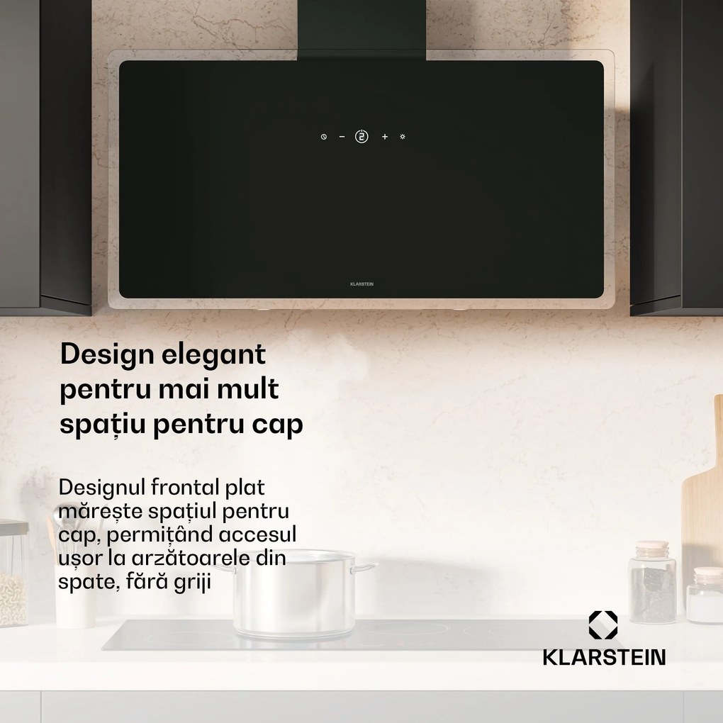 Klarstein Capota AlizeEdge, Tactilă, Plată, Silențioasă, Built-in, A+