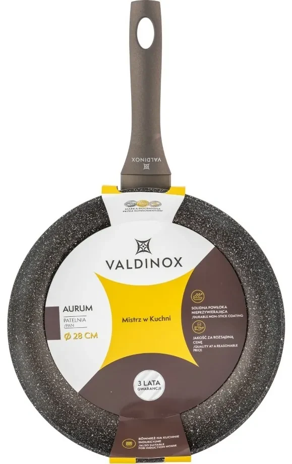 Valdinox Aurum Tigaie cu suprafață antiaderentă, 28 cm, 28 cm
