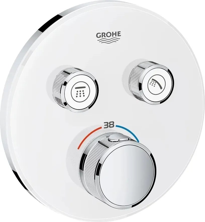 Baterie dus alba Grohe Grohtherm SmartControl termostatica