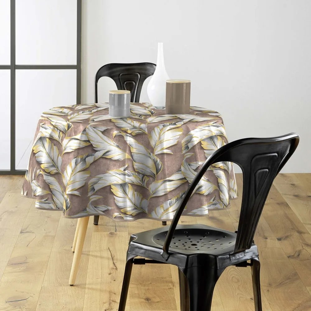 Față de masă lavabilă ø 160 cm Ebany – douceur d'intérieur