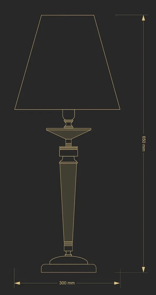 Veioza design clasic realizata manual Zola