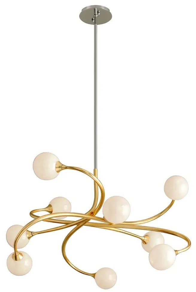 Candelabru LUX, realizat manual, design modern, SIGNATURE cu 9 surse de lumina