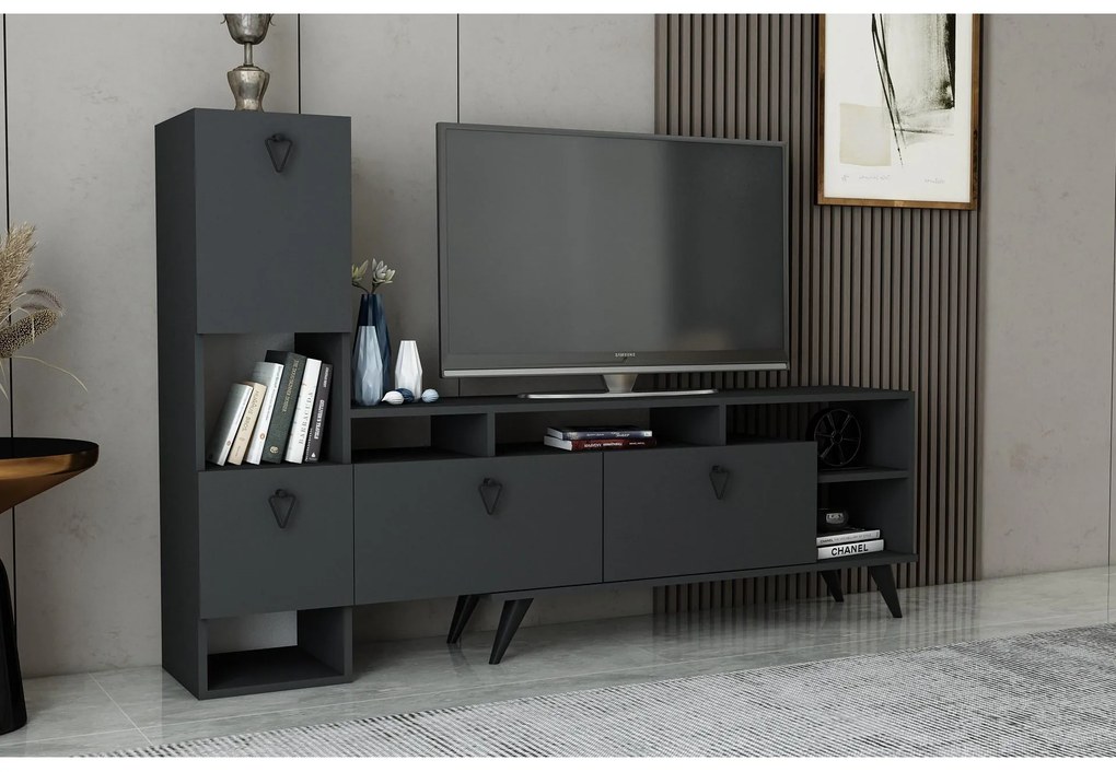 Mobilier living Emi (antracit). 1107855