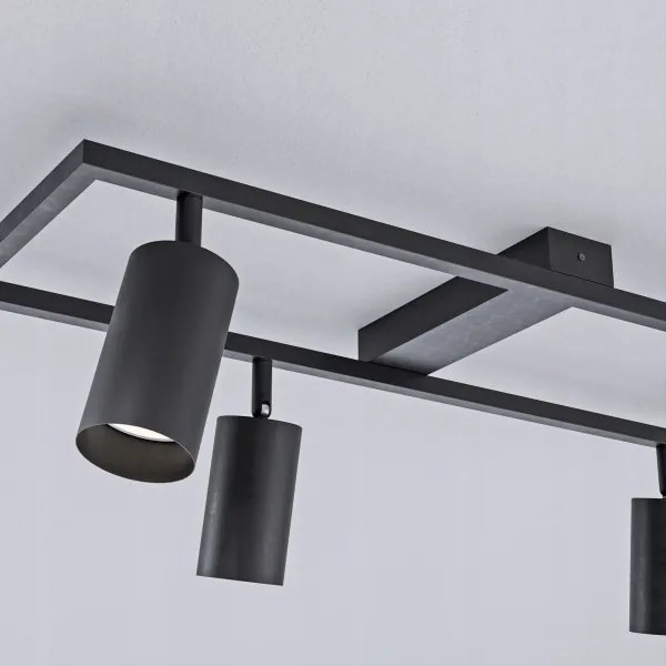 Spot 4x GU10/30W/230V, negru