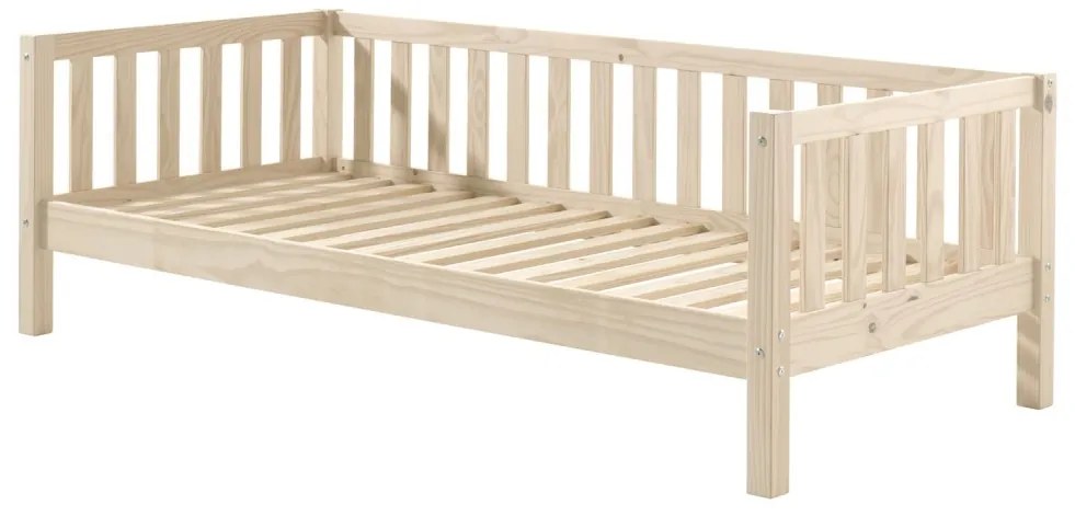 Pat Cabină Fritz 90x200 cm, pentru Copii, Pin Lăptos – Vipack
