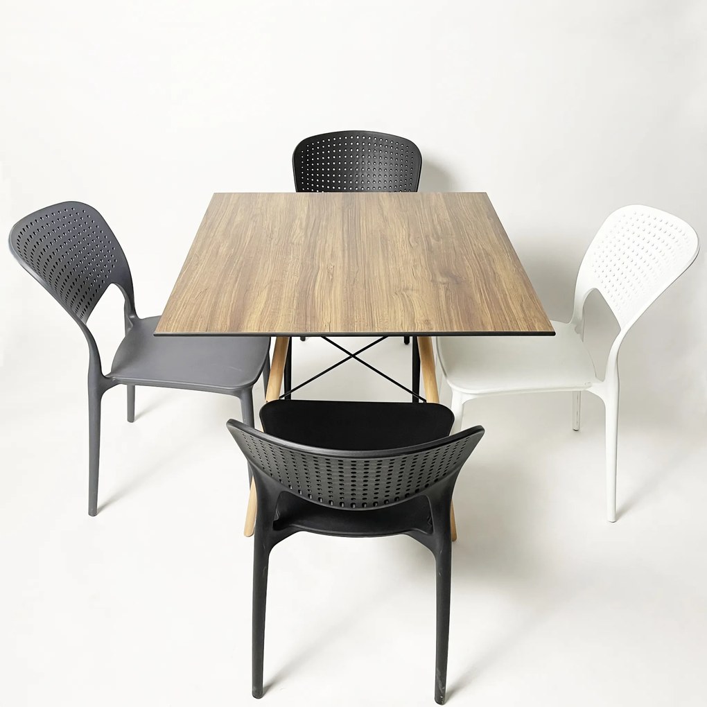 TODO Galben - SCAUN MODERN PENTRU BUCĂTĂRII, GRĂDINI, CAMERE DE CAFEA (FIXE)