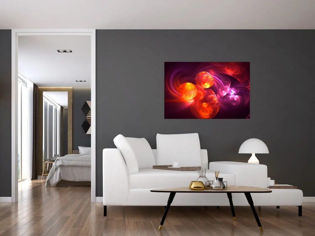 Tabloul cu abstracțiune modernă (90x60 cm)