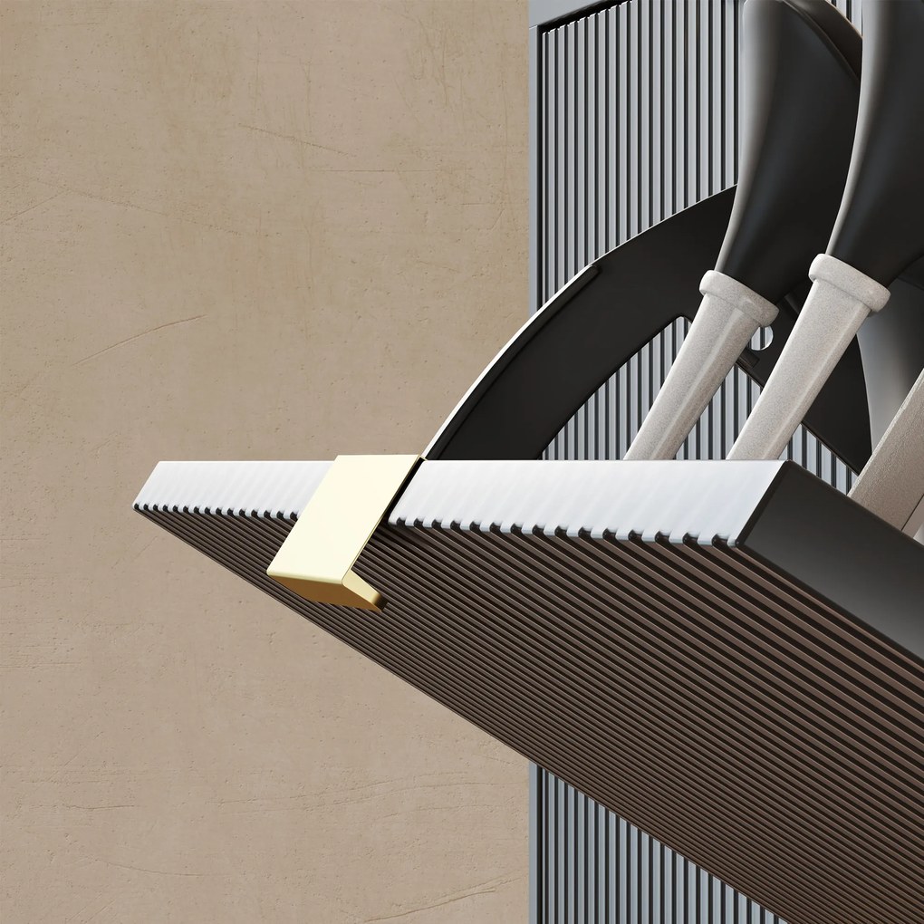 HOMCOM Dulap pentru încălțăminte 20 perechi cu 4 sertare rabatabile, uși canelate și rafturi reglabile, 105x24x91,5cm, negru | Aosom Romania