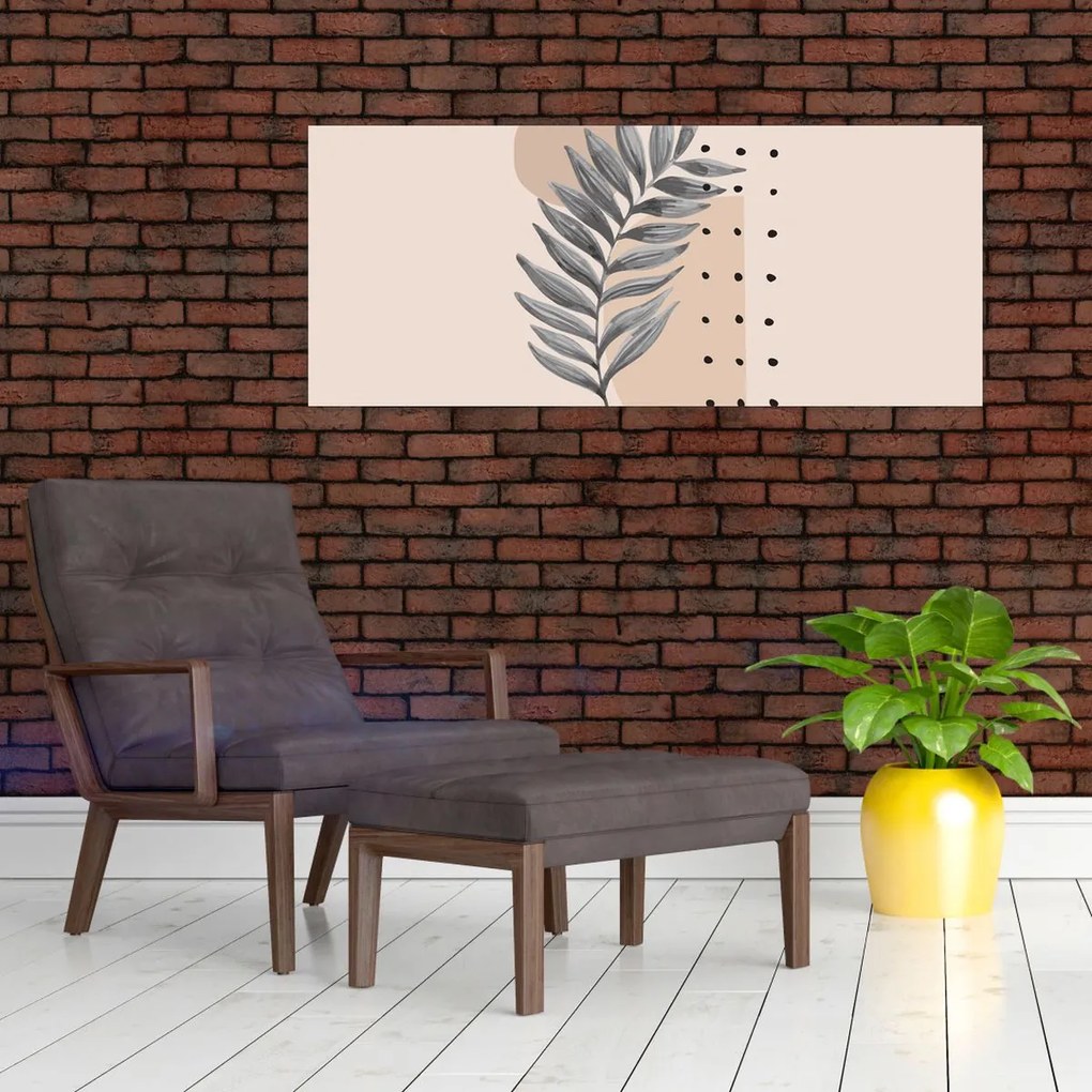 Tablou - Foaie ilustrată N⁰2 (120x50 cm)