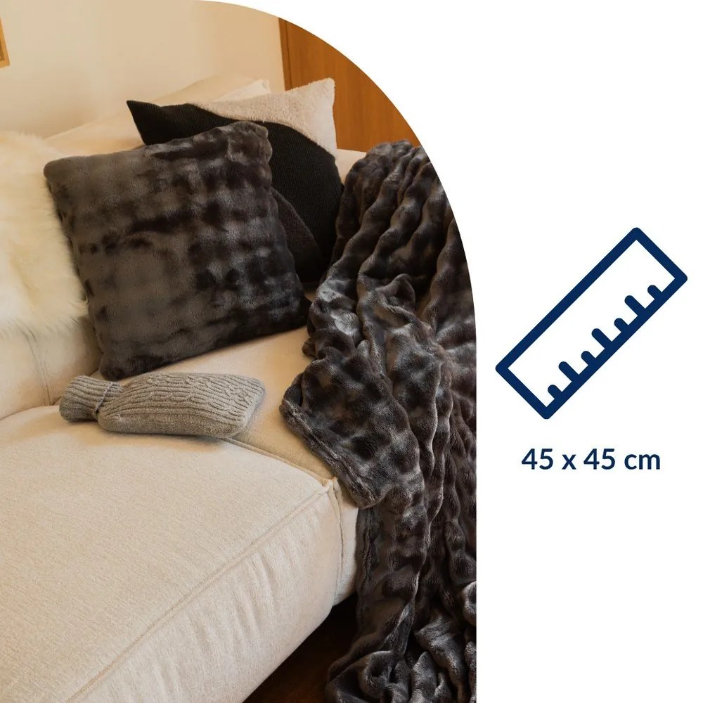 Pernă decorativă din micropluș/cocolino 45x45 cm Wave – Tiseco Home Studio