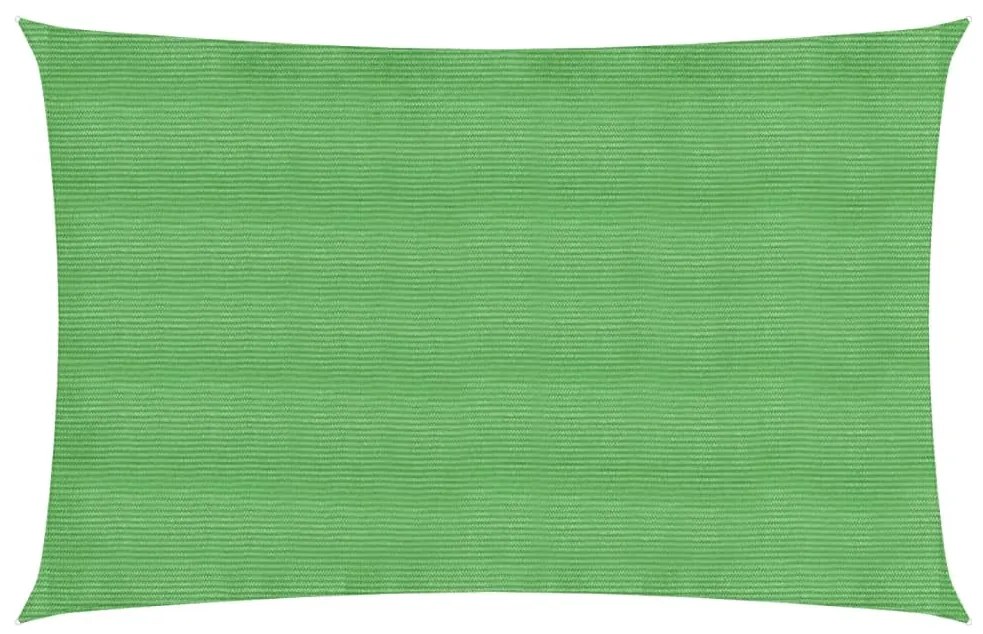 Pânză parasolar, verde deschis, 4x7 m, hdpe, 160 g/m²