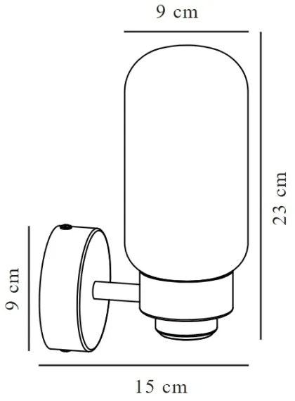 Aplică pentru baie Nordlux TUTAN 1xE14/25W/230V IP44 alamă