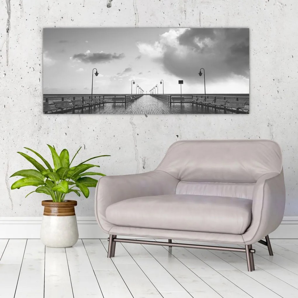 Tablou - Promenada la mal (120x50 cm)