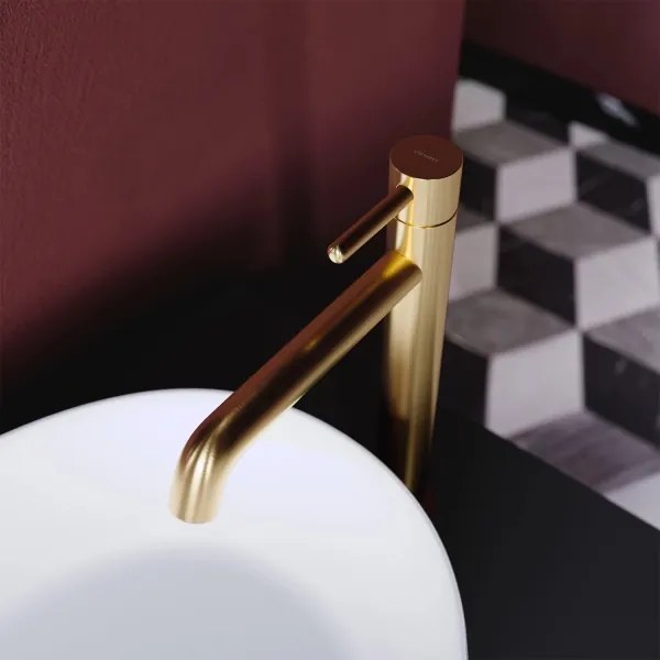 Baterie de lavoar OMNIRES Y1212GLB Y 30,8 cm auriu periat