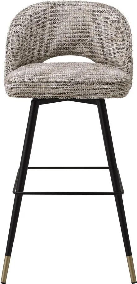 Set de 2 scaune de bar design modern LUX Cliff, bej mademoiselle 115283 HZ