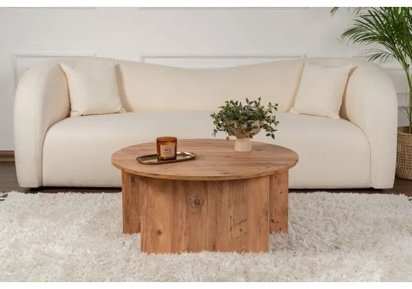 Măsuță de cafea LUVIA din lemn de pin