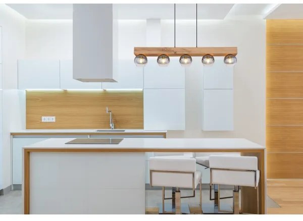 Lustră pe cablu MOITAS 5xE27/40W/230V Globo 15656-5H