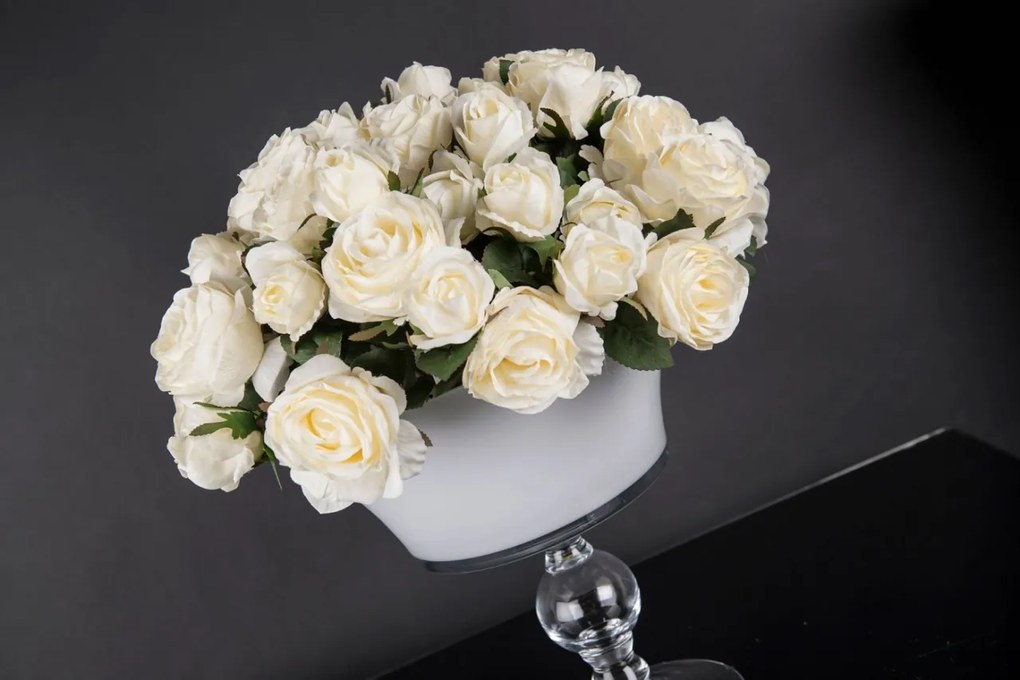 Aranjament floral mediu design LUX ANN ROSES