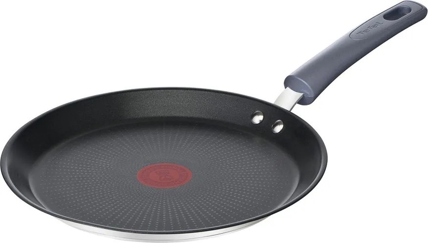 Tigaie cu suprafață antiaderentă pentru clătite din oțel inoxidabil ø 25 cm Daily Cook G7313855 – Tefal