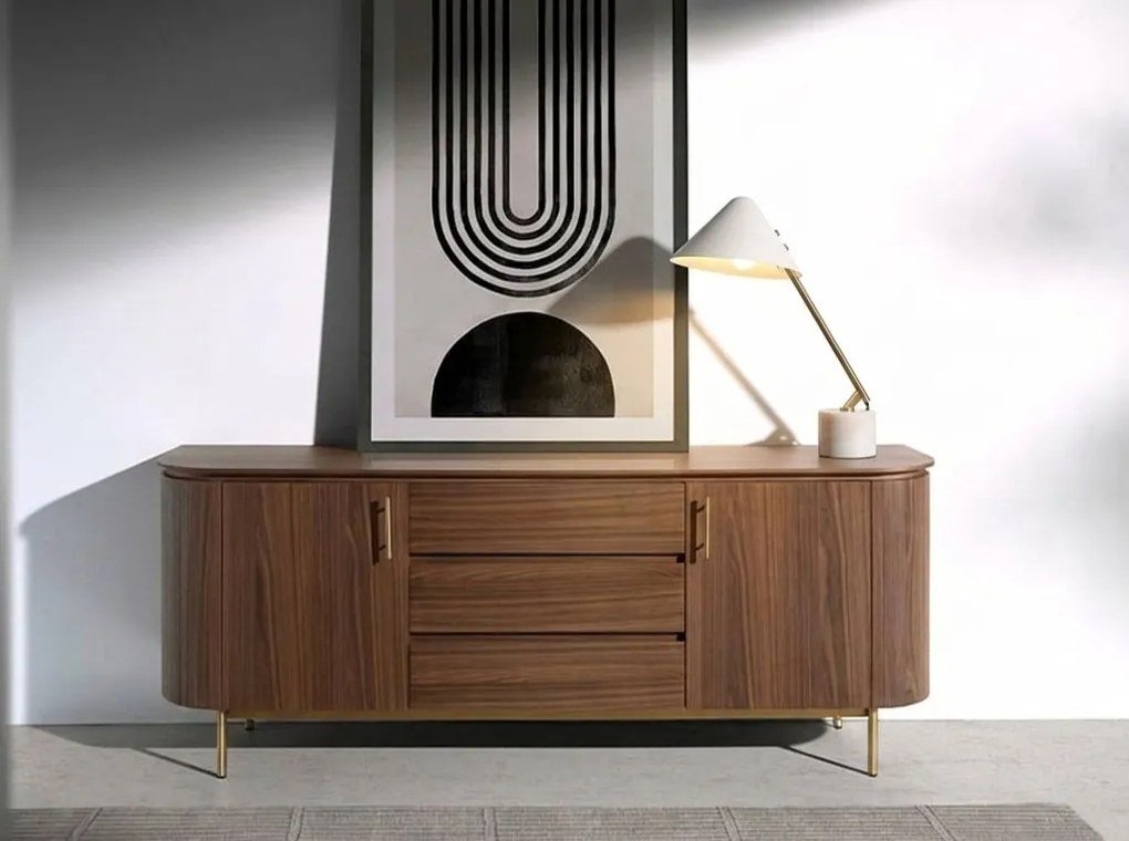 Lampa de masa din otel cu baza din marmura Contemporary