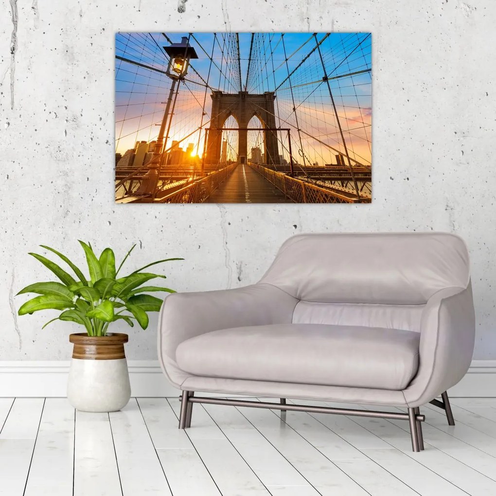 Tablou - Podul Brooklyn, Manhattan, New York (90x60 cm)