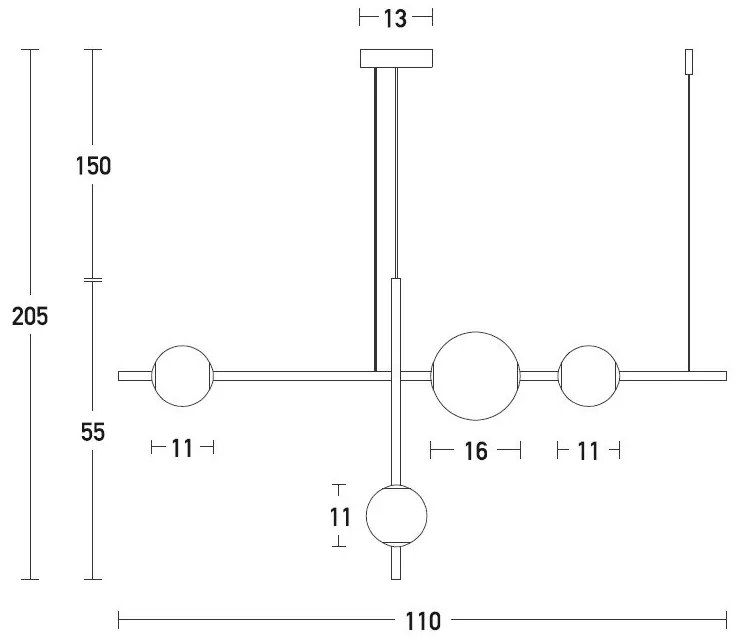 Lustra LED moderna design deosebit Colleen