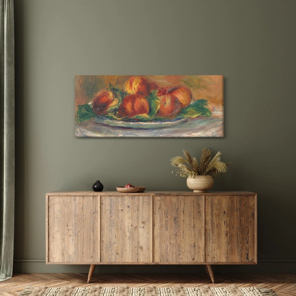 Tablou - Auguste Renoir, Peaches on a Plate, reproducere (120x50 cm)