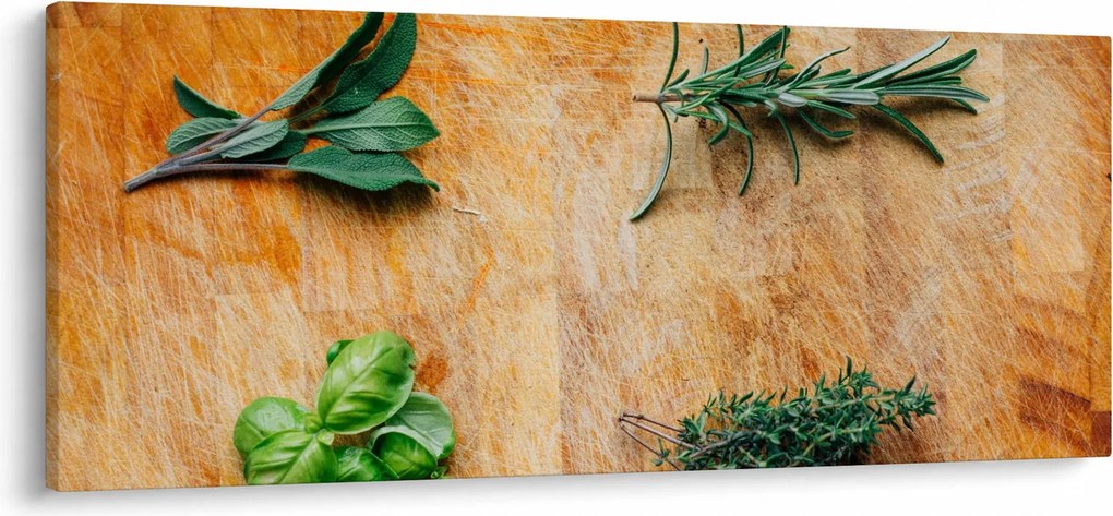 Tablou - Ierburi (120x50 cm)