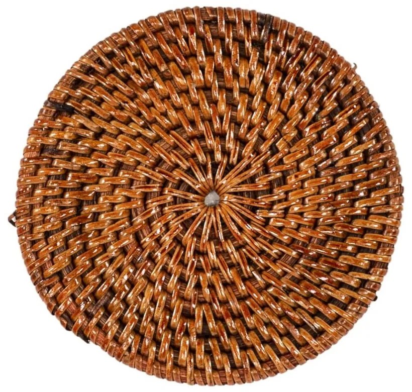 Coasters maro 6 buc. din ratan – Tiseco Home Studio