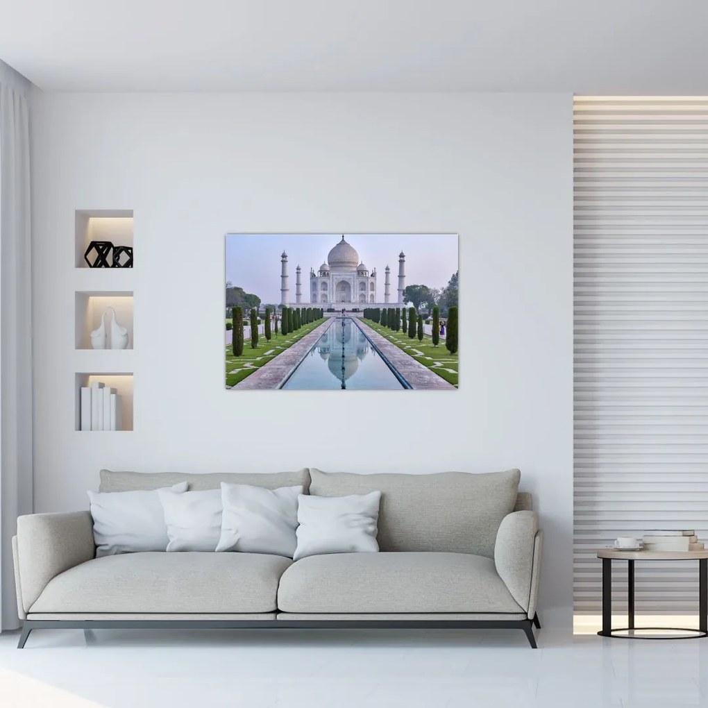 Tablou - Taj Mahal în răsăsrit de soare (90x60 cm)