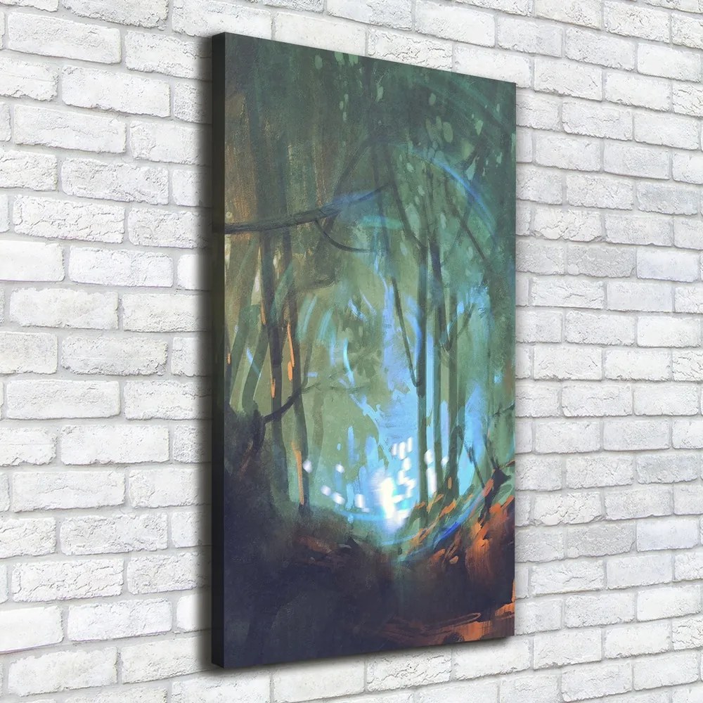 Tablou pe pânză canvas Pădure mistic