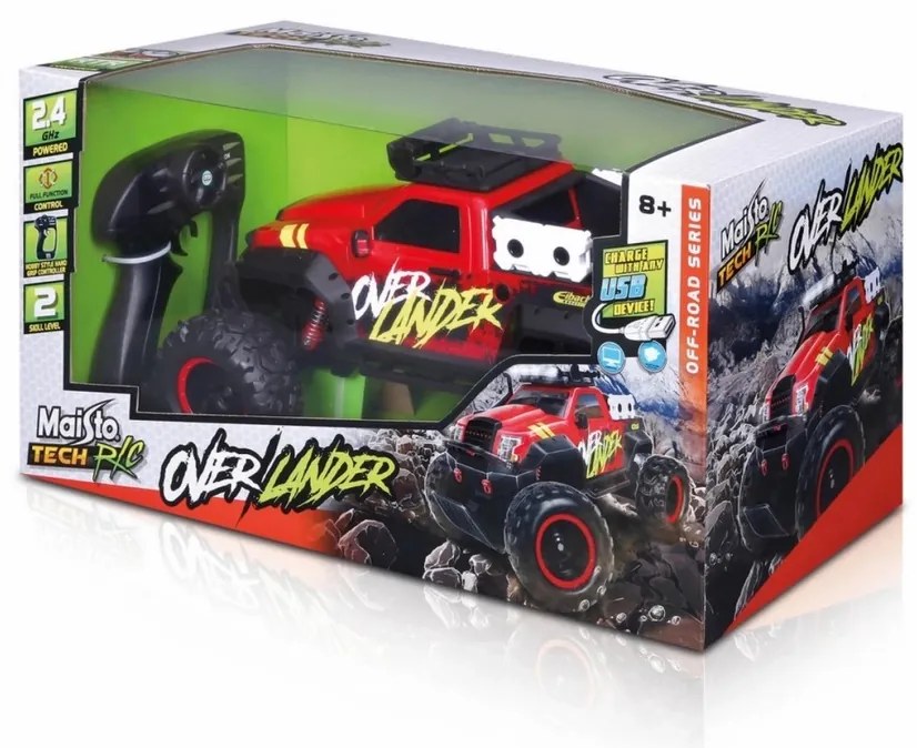 Maisto Tech RC, Overlander, 2.4 Ghz, roșu