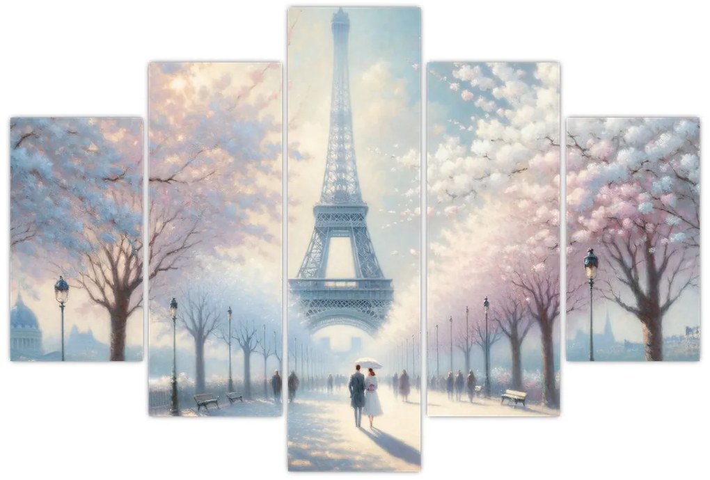 Tablou - Pictură din Paris (150x105 cm)