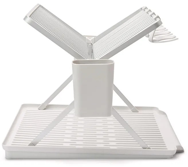 Uscator de vase pliabil Brabantia SinkSide 1004152, Suport pentru ustensile, Rezistent la coroziune, Gri deschis