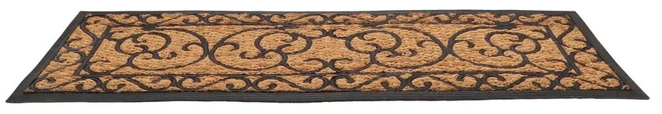 Covoraș de intrare din fibre de nucă de cocos 40x120 cm Ornament – Esschert Design