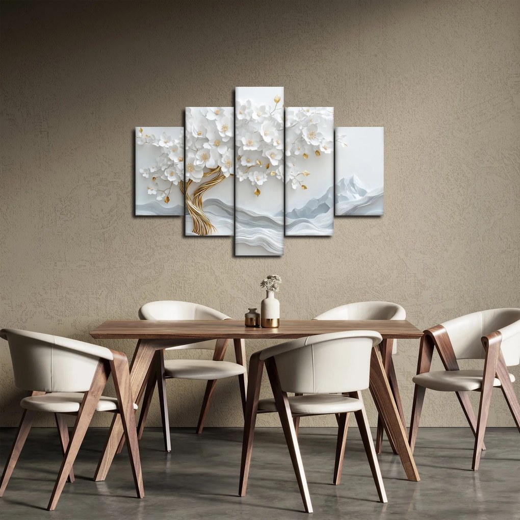 Tablou – Arborele vieții 3D elegant (150x105 cm)