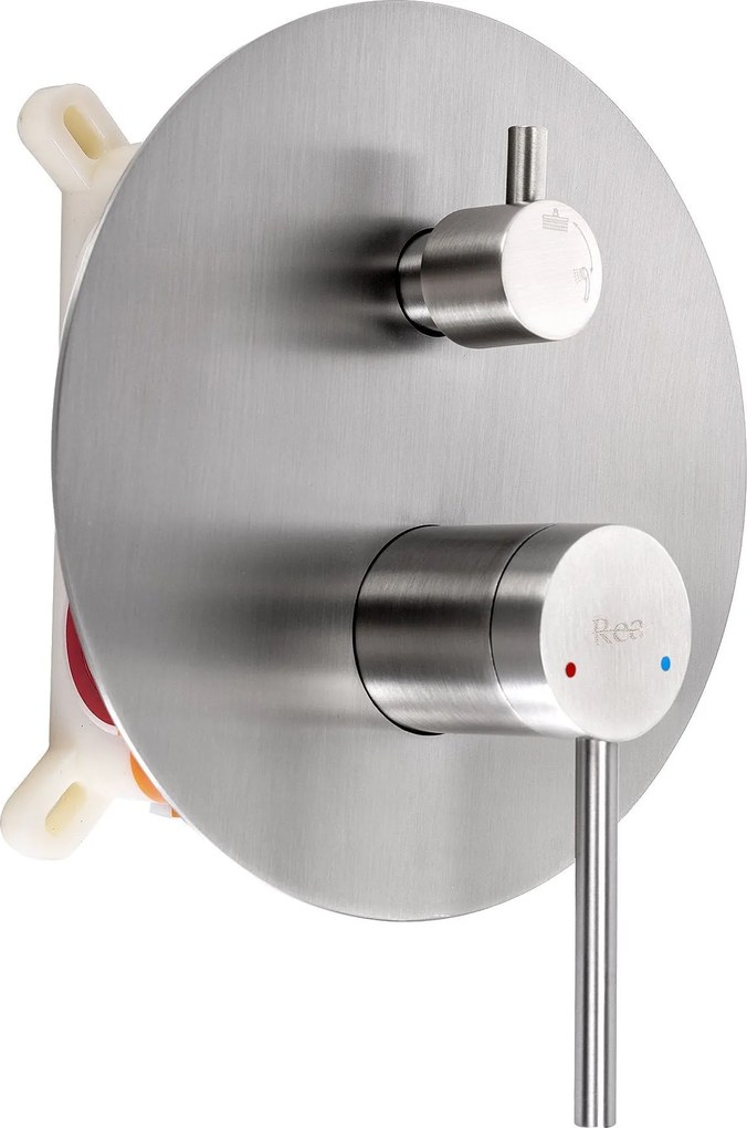 Set de dus incastrat Rea Foss Clif Nickel Brush + BOX