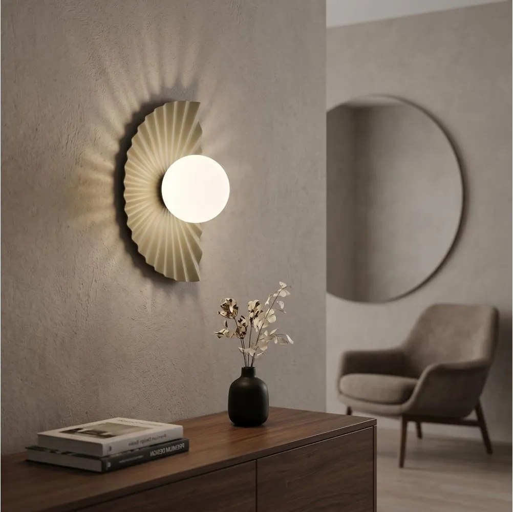 Aplică de perete FLORA 1xG9/8W/230V bej