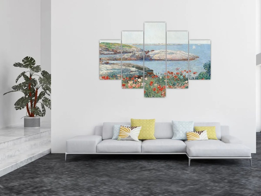 Tablou - Childe Hassam, Poppies,  Isles of Shoals, reproducere (150x105 cm)