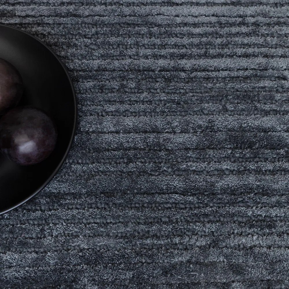 Covor petrol țesut manual din amestesc de lână 200x290 cm Henley Petrol – Asiatic Carpets