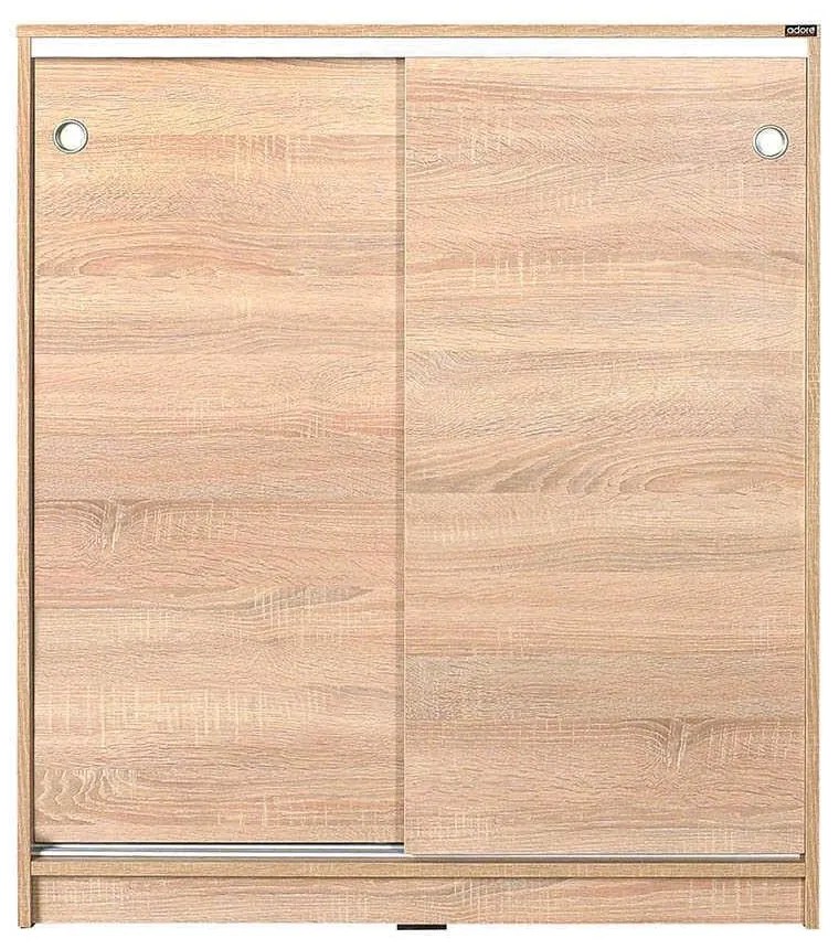 Comoda Multifunctionala Adore Diamond, 2 usi glisante, 5 rafturi,  91 x 105 x 37 cm