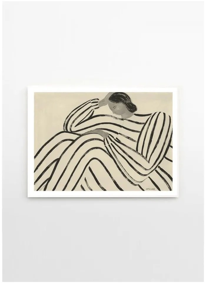 Poster 100x70 cm Waiting – Sofia Lind – The Poster Club