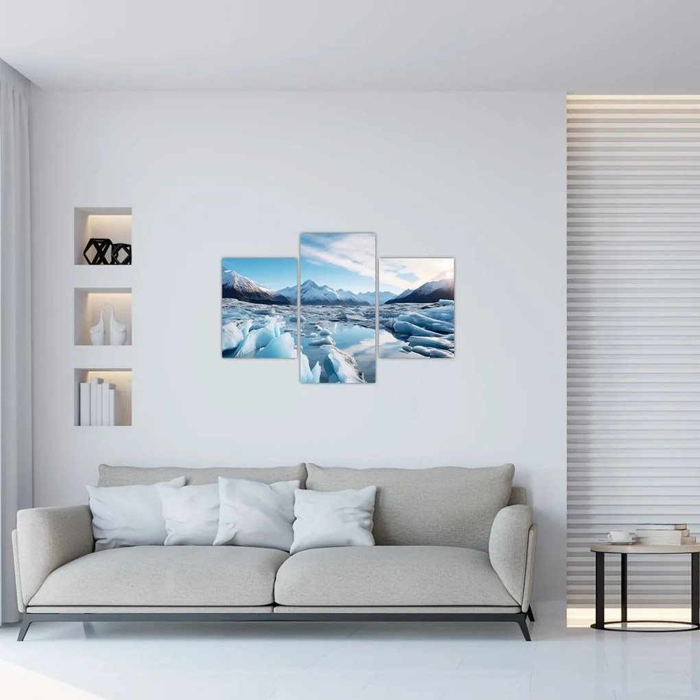 Tablou - Formațiuni glaciare (90x60 cm)