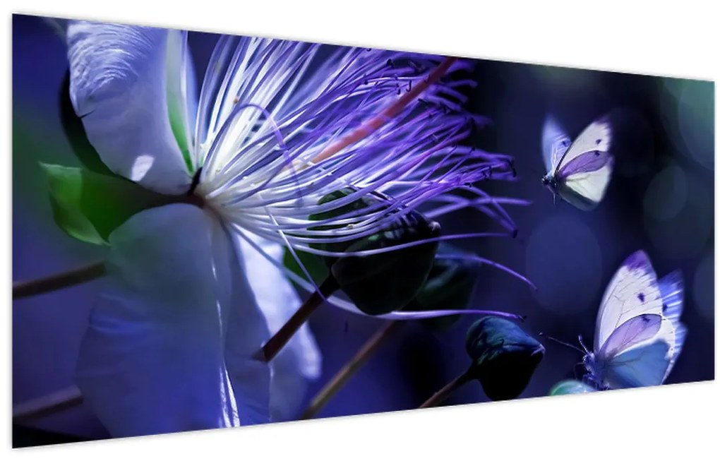 Tablou - Floare tropicală (120x50 cm)