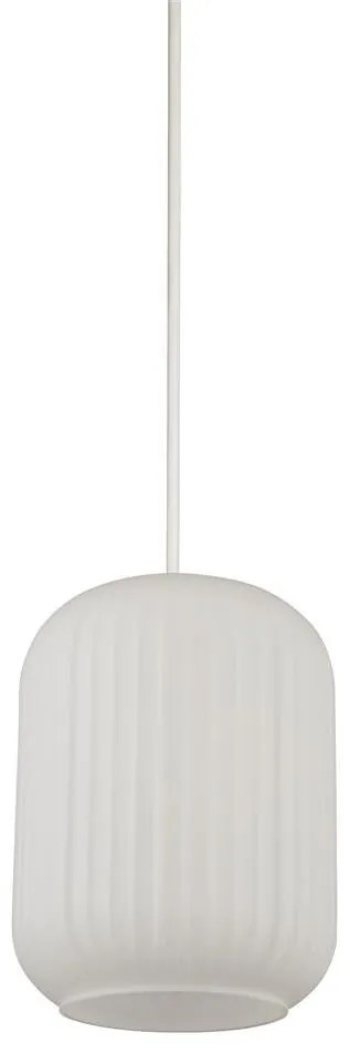 Pendul din sticla alba Pearl