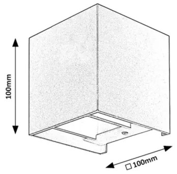 Aplică de exterior SOLIN 1xG9/42W/230V IP54 neagră Rabalux 7396