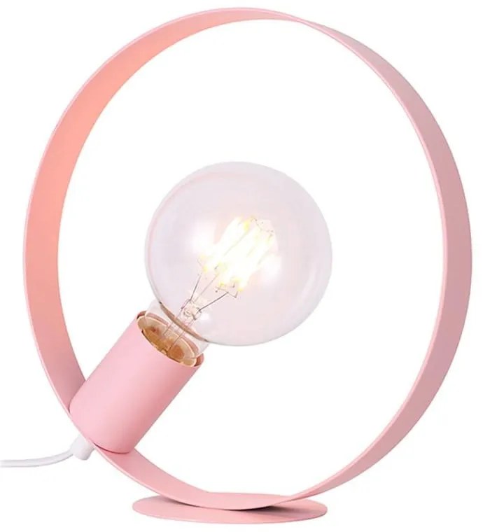 Veioză pentru copii roz ø 10 cm Nexo – Candellux Lighting