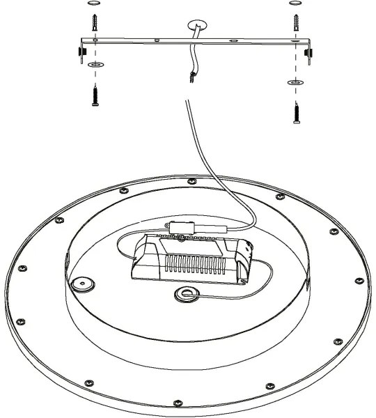 Plafonieră LED RGB dimabilă Eglo 99118 TURCONA-C LED/15W/230V + telecomandă