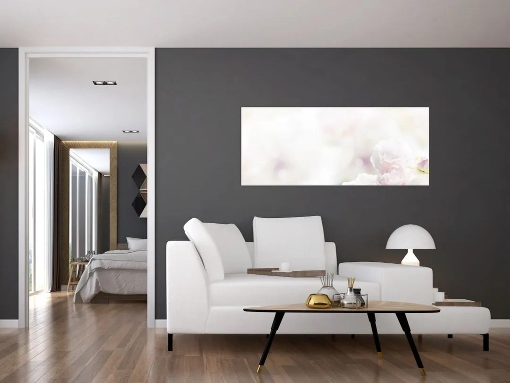 Tablou cu flori fragede (120x50 cm)