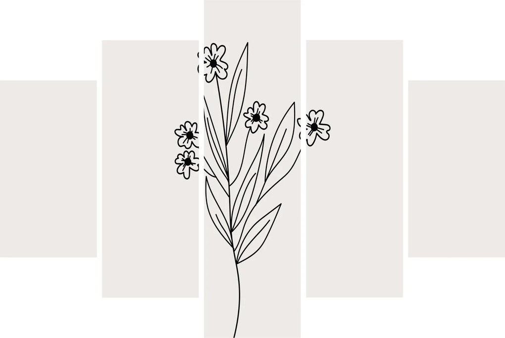 Tablou - Floare de pajiște N⁰1 (150x105 cm)